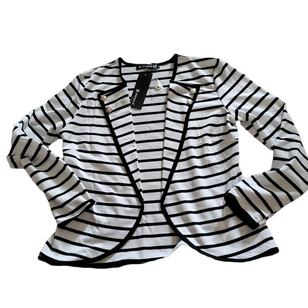 Allegra K stirped blazer size Large